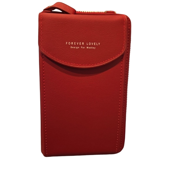 FOREVER LOVELY DESIGN FOR MADLEY CROSSBODY PHONE PURSE. - Picture 1 of 4